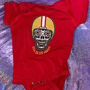 Dia Los Muertos 49ers Onesie